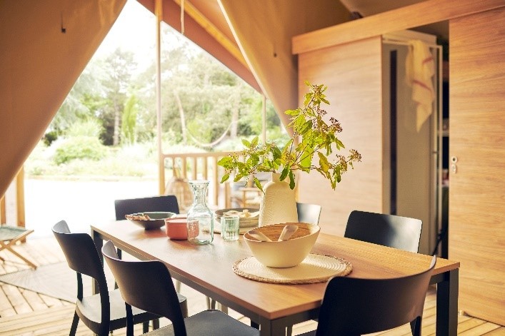 Wood Lodge 34-3-S table séjour Sunshine Habitat