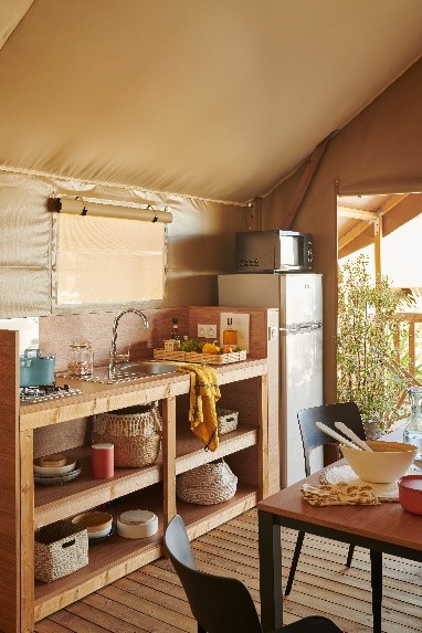 Mini Wood Lodge 23-2 cuisine Sunshine Habitat