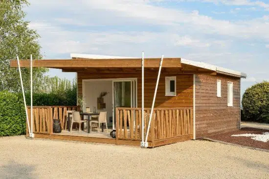 extérieur du chalet casane chalets fabre