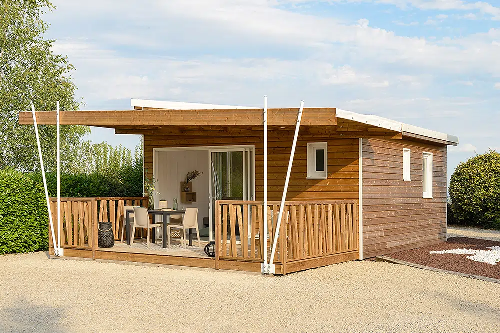 terrasse extérieur chalets fabre gamme casane