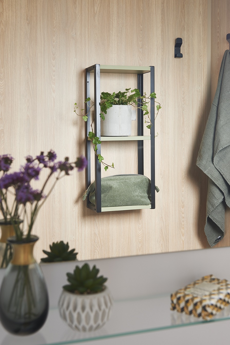 miroir étagères salle de bain gamme all kompact mobil-homes louisiane